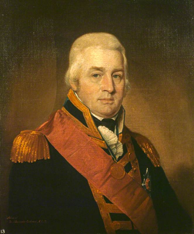 Field, Robert, 1769-1819; Admiral Sir Alexander Inglis Cochrane (1758-1832), Governor of Guadeloupe